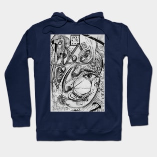 Abstract Uncoloured Wisdom Hoodie